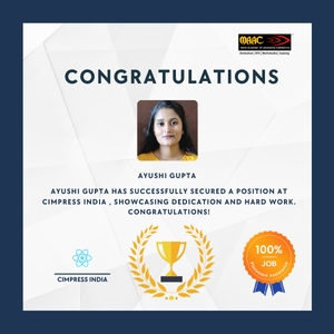 Congratulations to ayushi guptha