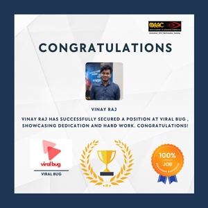 Congratulations to vinayraj